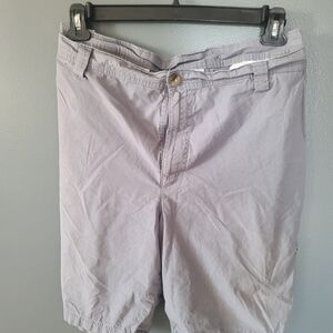 Columbia Men's Light Gray Flat Front Shorts